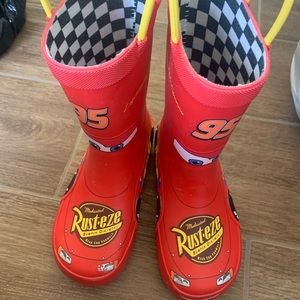 Lightning McQueen rain boots